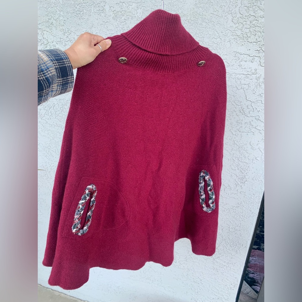 Chanel Paris-Edinburgh Cashmere Cape Poncho